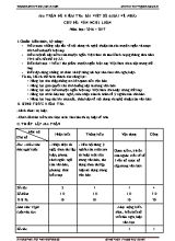 Ma trận và đề kiểm tra bài viết số 6 môn Ngữ văn Lớp 12 (Chương trình chuẩn) - Năm học 2016-2017 - Trường THPT Cộng Hiền